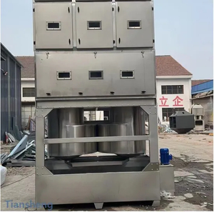 Removal of Dust Particle From Paint Spraying Use Cyclone Spray Cooling Tower and Electrostatic Precipitator Filter 20000m3/H