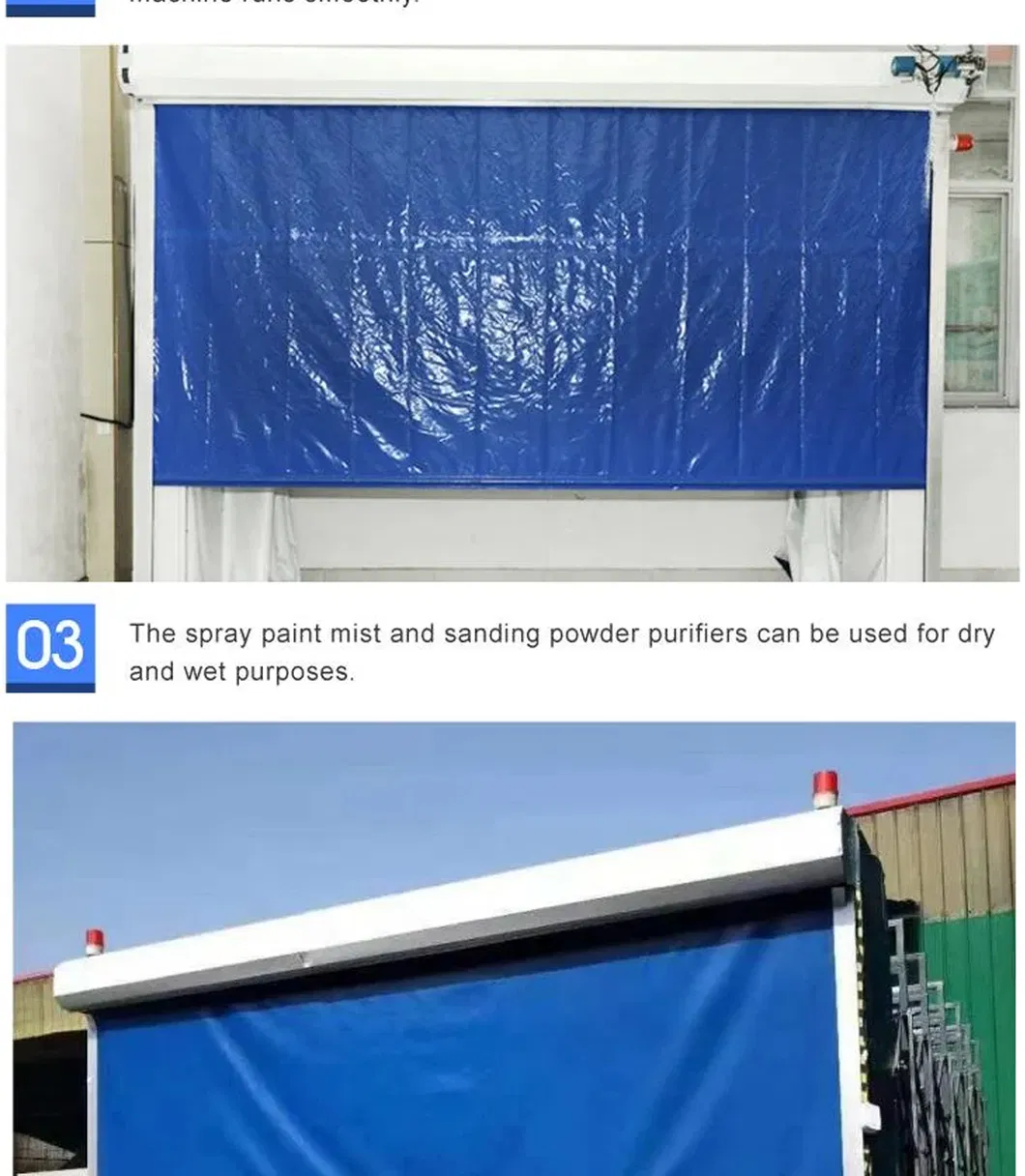 Large Vehicle Telescopic Spray Painting Booth Open Face Retractable Mobile Spray Booth
