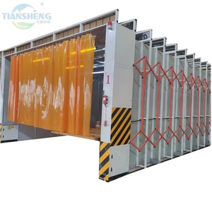Large Vehicle Telescopic Spray Painting Booth Open Face Retractable Mobile Spray Booth