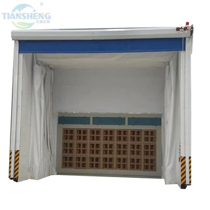 Adjustable Painting Room Oven with PVC Curtains for Spray Booth