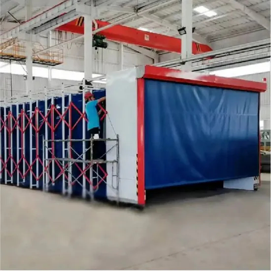 China Manufacturer Tiansheng Telescopic Paint Spray Booth