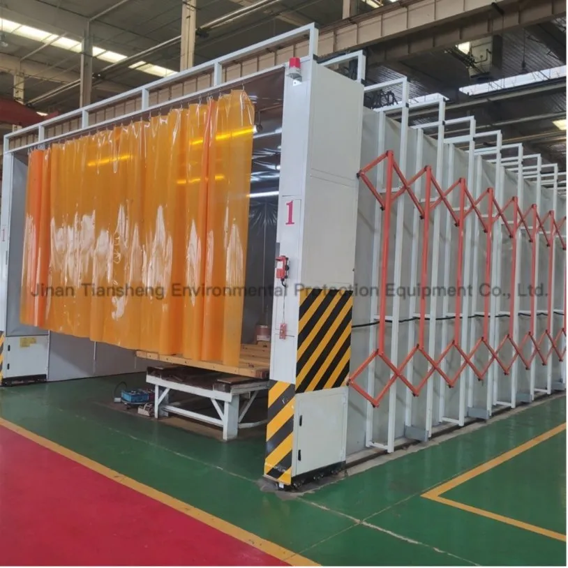 Mobile Collapsible Retractable Spray Paint Booth for Portable Big Bus