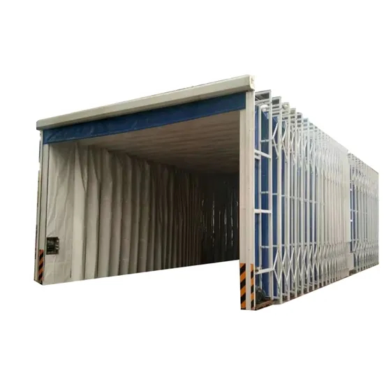 Open Face Retractable Mobile Telescopic Paint Spray Booth for Large Workshop with Certification Foldable Paint Oven