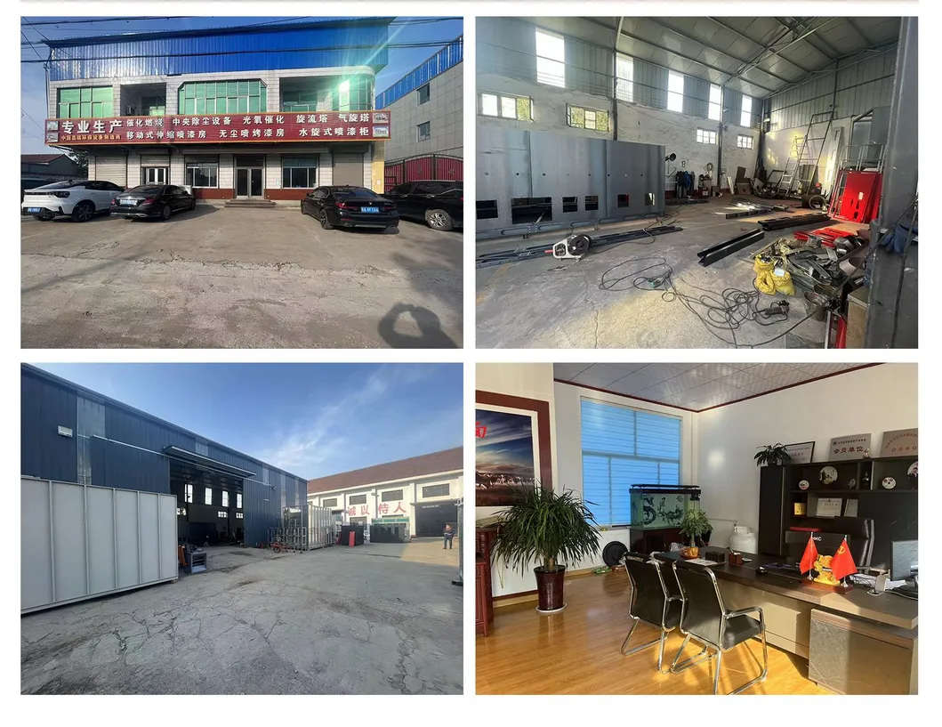 Removal of Dust Particle From Paint Spraying Use Cyclone Spray Cooling Tower and Electrostatic Precipitator Filter 20000m3/H