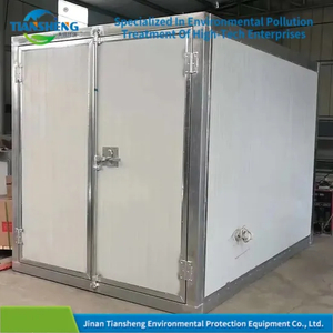 Environmentally Responsible Electric Spray Booth for High-Temp Paint Drying