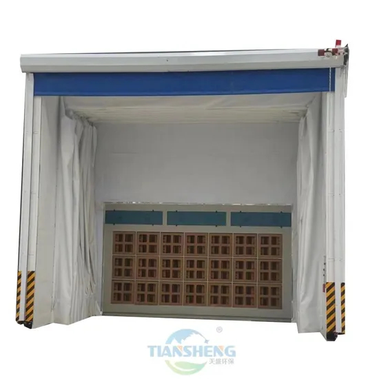 Telescopic Painting Room Oven Spray Booth Room with PVC Curtains Wall