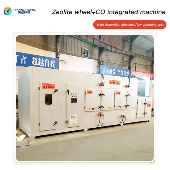 Industrial Waste Gas Cleanup Equipment Featuring Zeolite Runner Catalytic Combustion & Rco Molecular Sieve Integration