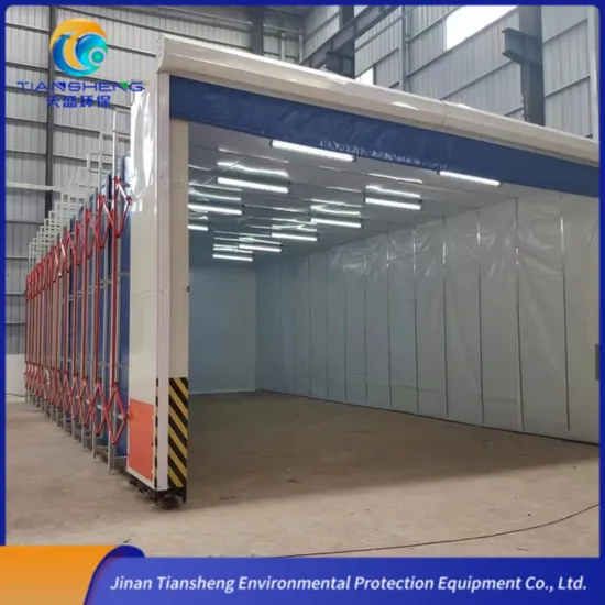 Retractable Removable Car Spray Booth Furniture Heater Filter Exhaust Fan Price in Nigeria Used Paint Booth