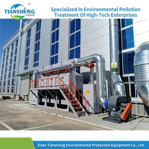 Large Air Volume Exhaust Gas Vocs Treatment Technology Activated Carbon Adsorption Desorption Catalytic Combustion System