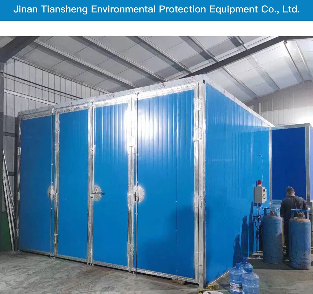 Green-Powered Heating Chamber for High-Temp Paint Spraying and Drying