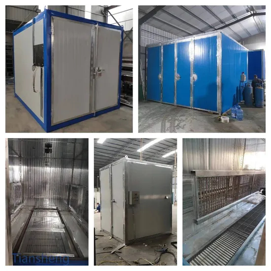 Specially Configured Industrial Oven Room for High-Temperature Curing, Utilizing Natural Gas Baking