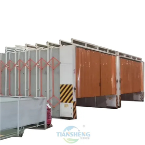 High Quality Mobile Telescopic Spray Booth Retractable Painting Room
