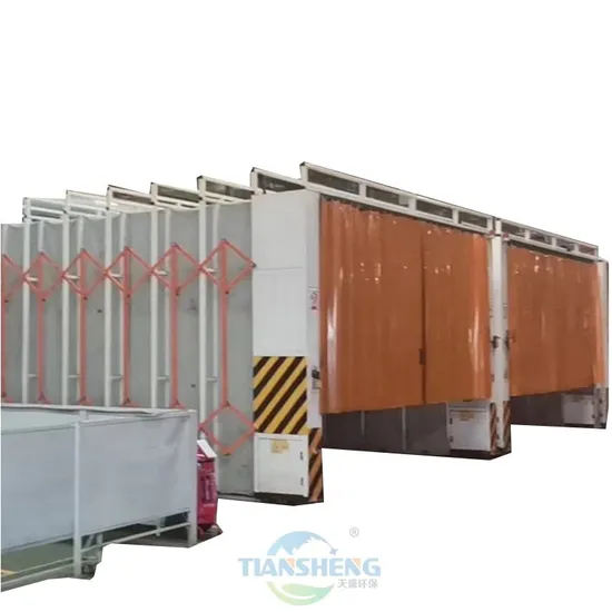 High Quality Mobile Telescopic Spray Booth Retractable Painting Room