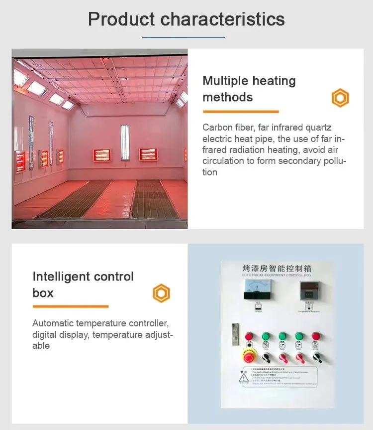 High Quality CE Approved Automatic Car Spray Booth, Car Paint Room, Paint Cabin