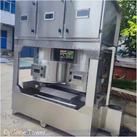 Industrial Air Filter Cyclone Tower Dust Removal Equipment for Exhaust Gas Exhaust System