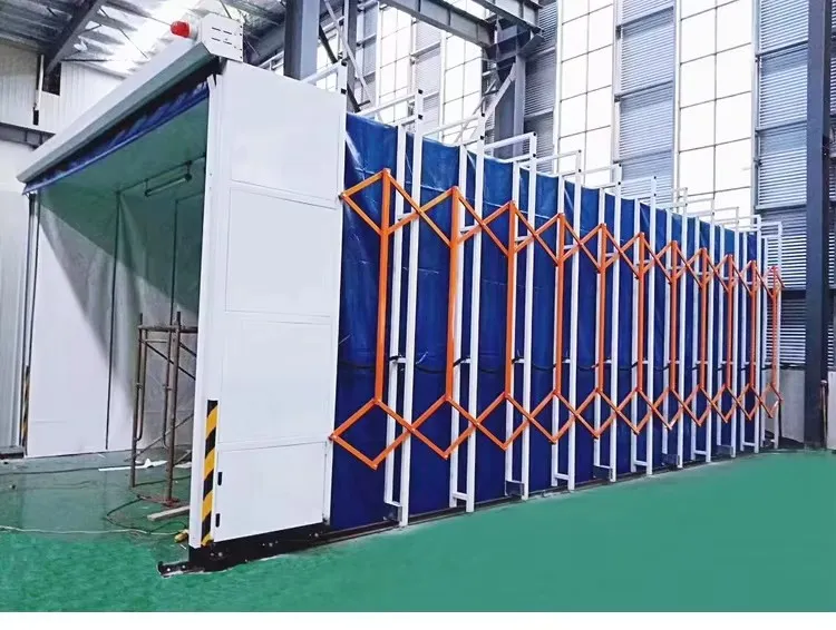 Retractable Telescopic Spray Booth Painting Room Mobile Paint Booth China High Quality Retractable Telescopic Spray Booth