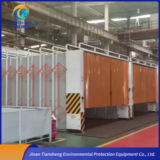 Open Face Retractable Mobile Telescopic Paint Furniture Painting Folding Spray Booth