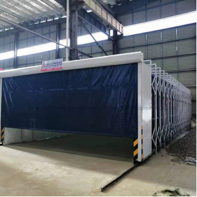 Superior Stable Operation Strong Flexibility Mobile Collapsible Retractable Spray Paint Booth 