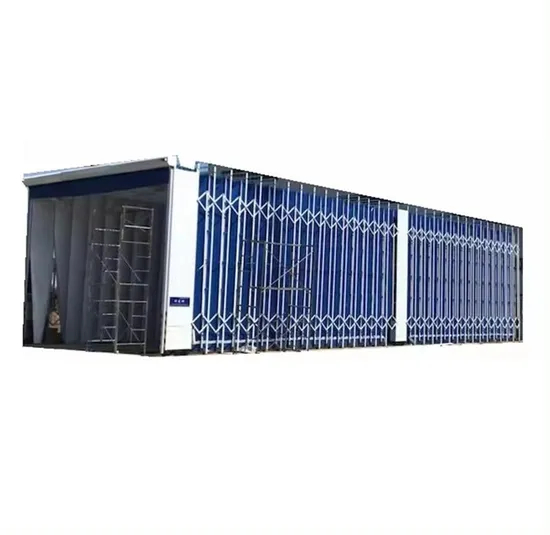 Professional Retractable Mobile and Telescopic Paint Spray Booth for Large Workpieces