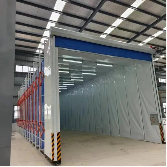 Retractable Removable Car Spray Booths Car Painting Room Spray Booth