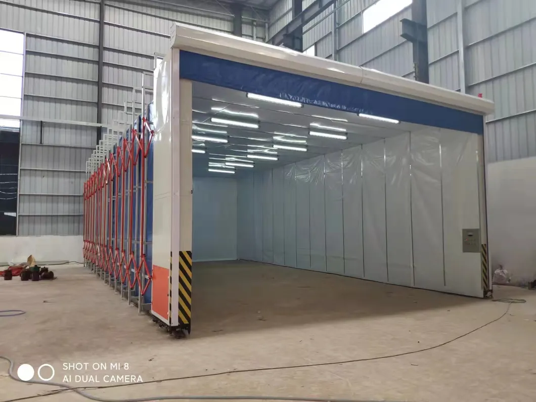 Movable Telescopic Painting Booth Spray Room