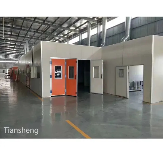 CE Approved Dust Free Water Curtains Furniture Spray Booth Drying Room Paint Wooden Parts Spray Booths for Sale
