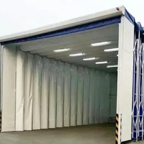 Open Face Foldable Telescopic Pcv Spray Booth for Painting