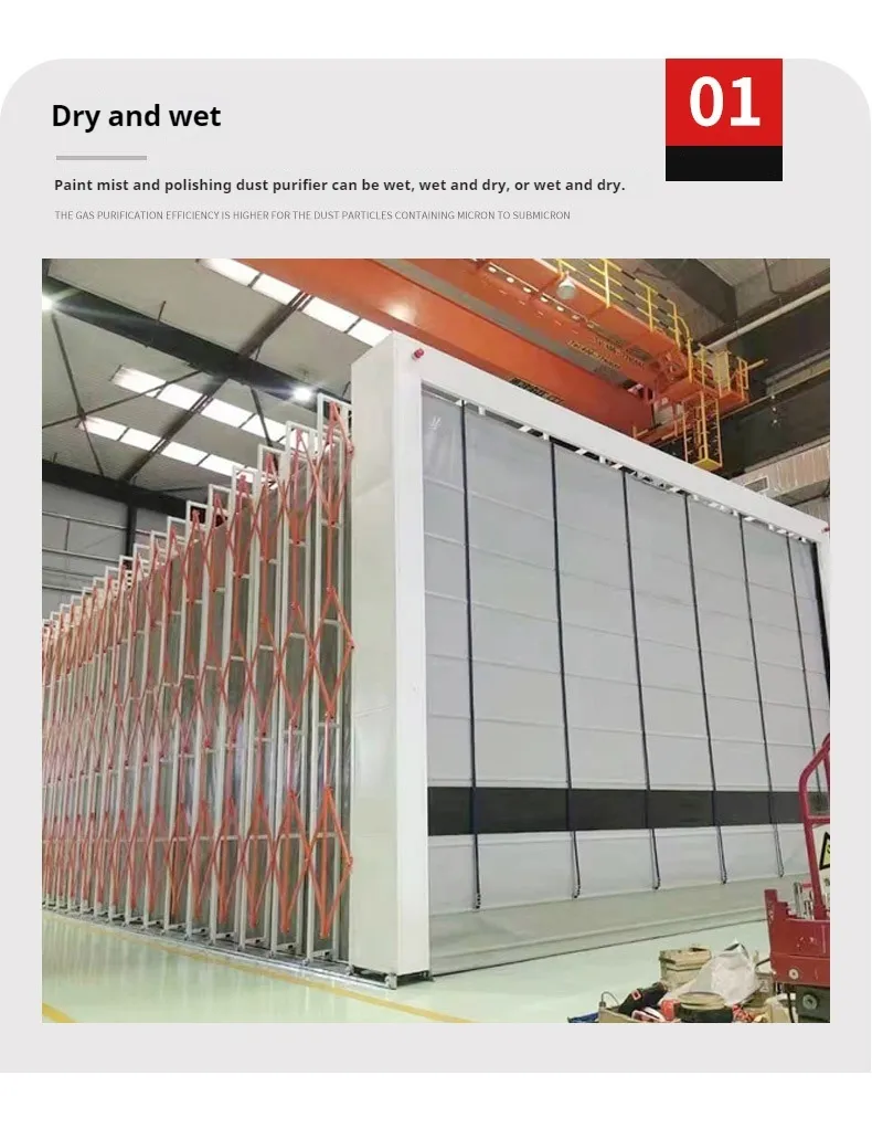 Move Retractable Waterproof Spray Paint Booths Large Track Type Telescopic House