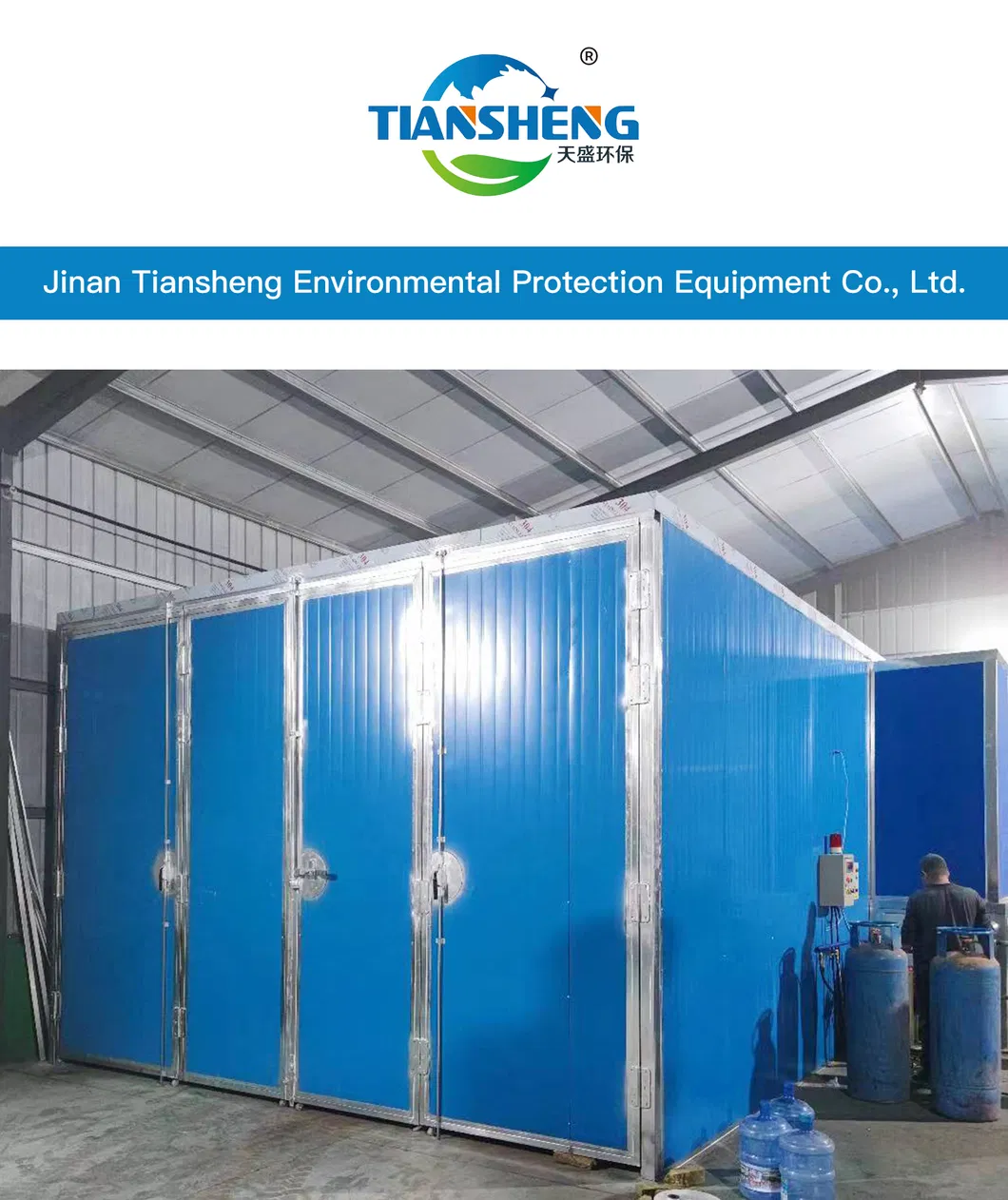 Green Technology Spray Oven with Electric Heating for High-Temp Paint Curing