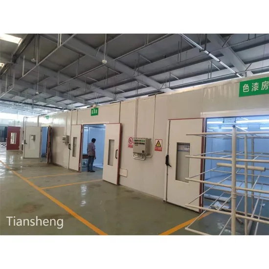 Wooden Painting Room Furniture Paint Spray Booths Water Curtain Spray Booth