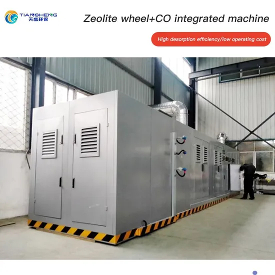 Zeolite Runner + Rco Catalytic Combustion Equipment Vocs Waste Gas Treatment Zeolite Runner Adsorption and Concentration Device