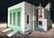 Electric Heating Spray Booth for Car Paint with Fire Resistant Board Standard Size Car Painting Room