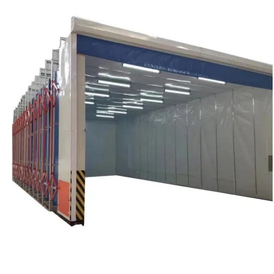 2024 Removable Telescopic Painting Room Retractable Car Spray Booth Open Face Retractable Mobile Paint Oven