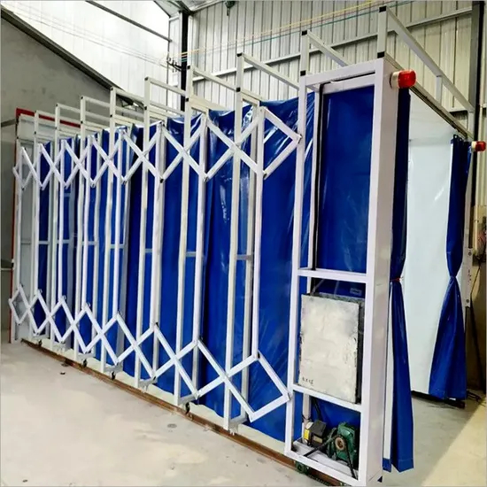 Customized Retractable Mobile Telescopic Paint Spray Booth Industrial Paint Booth