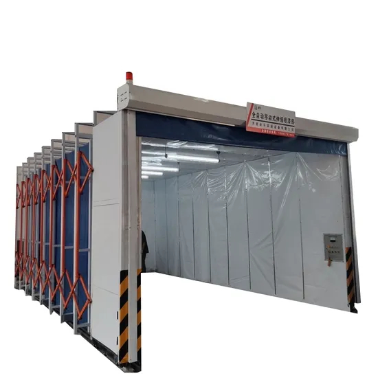 Customized Folding Spray Booth Retractable Paint Booth Telescopic Paint Room for Furniture Painting