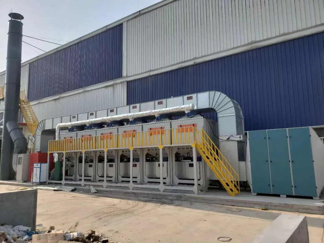 Industrial Catalytic Combustion Equipment Absorption-Column Vocs Exhaust Gas Treatment Technology