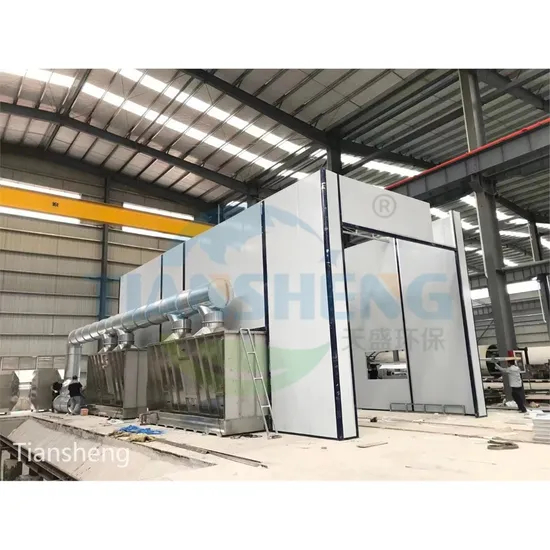 Factory Price Water Curtain Spray Booth Painting Room for Furniture