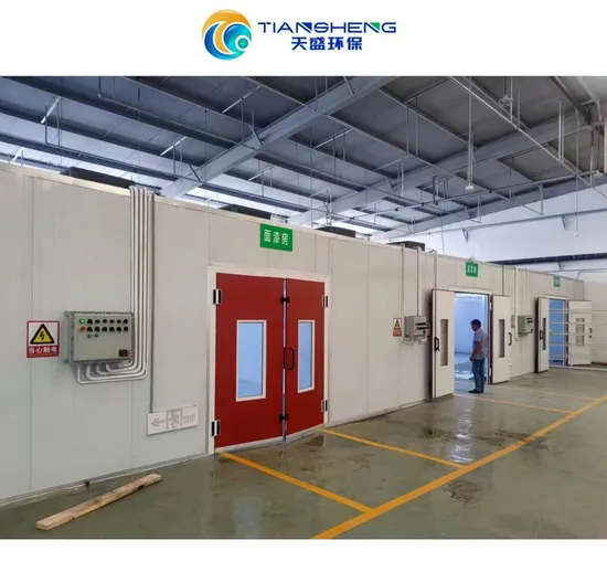 Customized Spray Booth Furniture Painting Room for Rooms Furniture Wooden