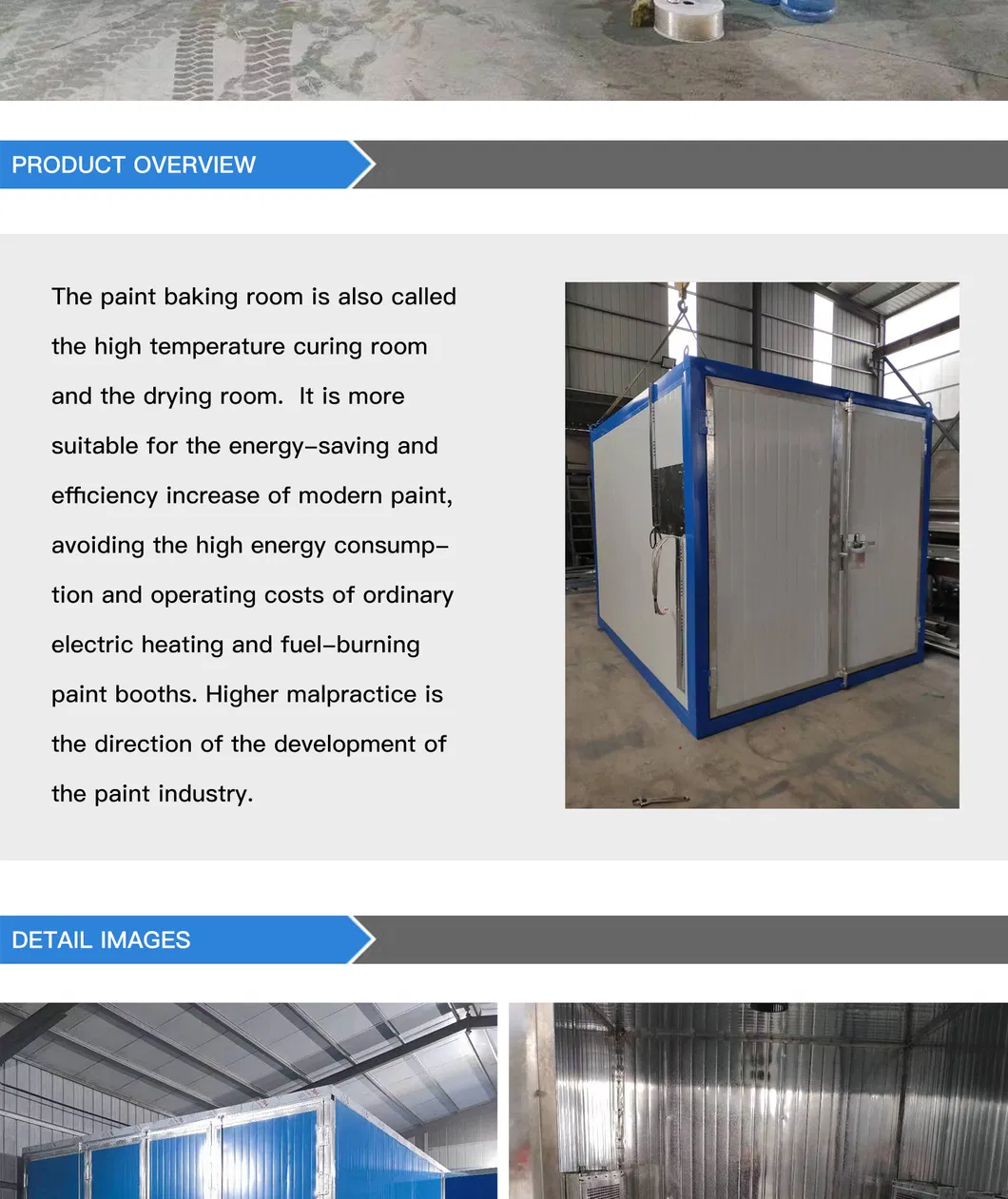 Eco-Conscious Electric Heating System for High-Temperature Paint Curing and Spraying