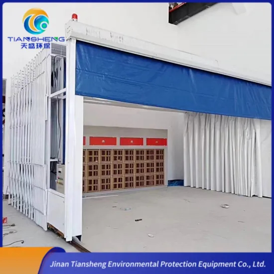 Mobile Retractable Telescopic Spray Booths Painting Room Ts-Ydpq Customized Spray Booth