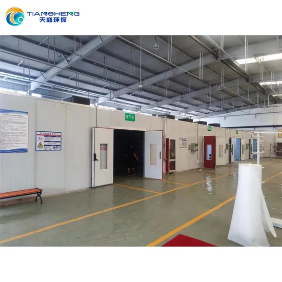 Oven Full Set of Electrostatic Spraying Equipment Furniturepaint Room Furniture Factory Dust Free Spray Painting Room