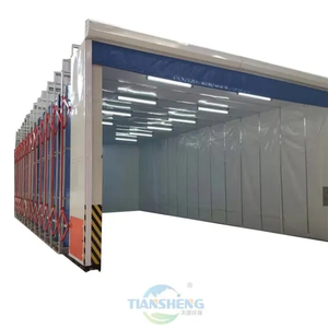 Auto Spray Booth Paint Room Telescopic Spray Paint Booth