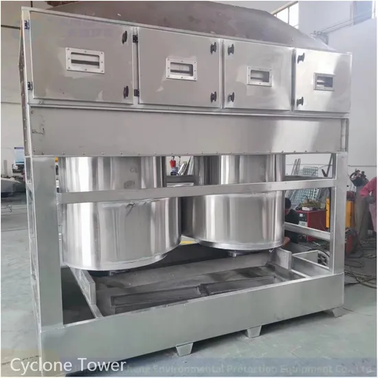 Industrial Cooling Cyclone Tower Dust Removal Equipment Suitable for Exhaust Gas and Smoke Exhaust Systems