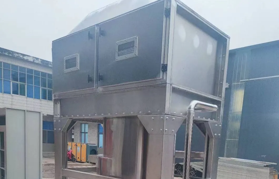 Cyclone Spray Tower for Smoke Collection and Purification in Workshop of Small Equipment Manufacturing Plant