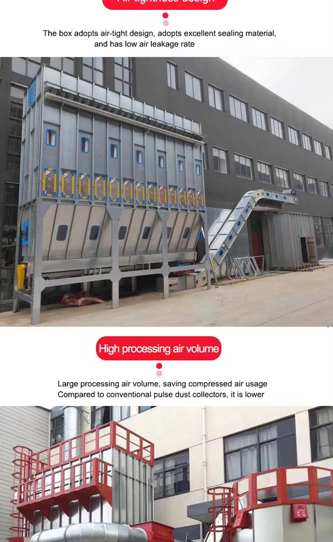 High Dust Removal Efficiency Dust Collector Machine