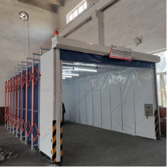 Telescopic Paint Spray Booth Mobile Collapsible Retractable Spray Paint Booth Liquid Painting Folded Spray Booth for Sale